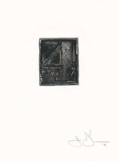 4 (ULAE 160) - Signed Print by Jasper Johns 1975 - MyArtBroker
