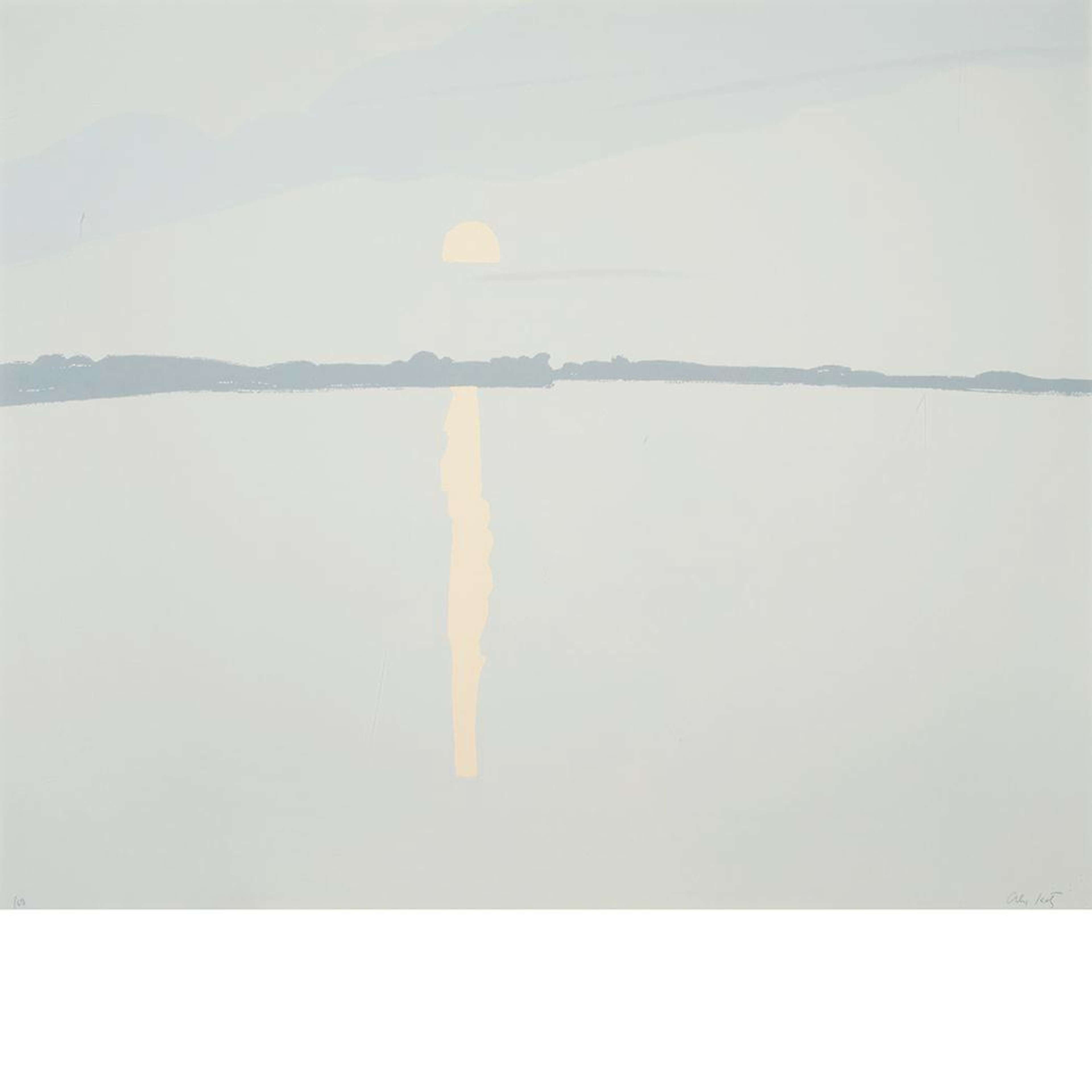 Sunset, Lake Wesserunset 2 - Signed Print by Alex Katz 1972 - MyArtBroker