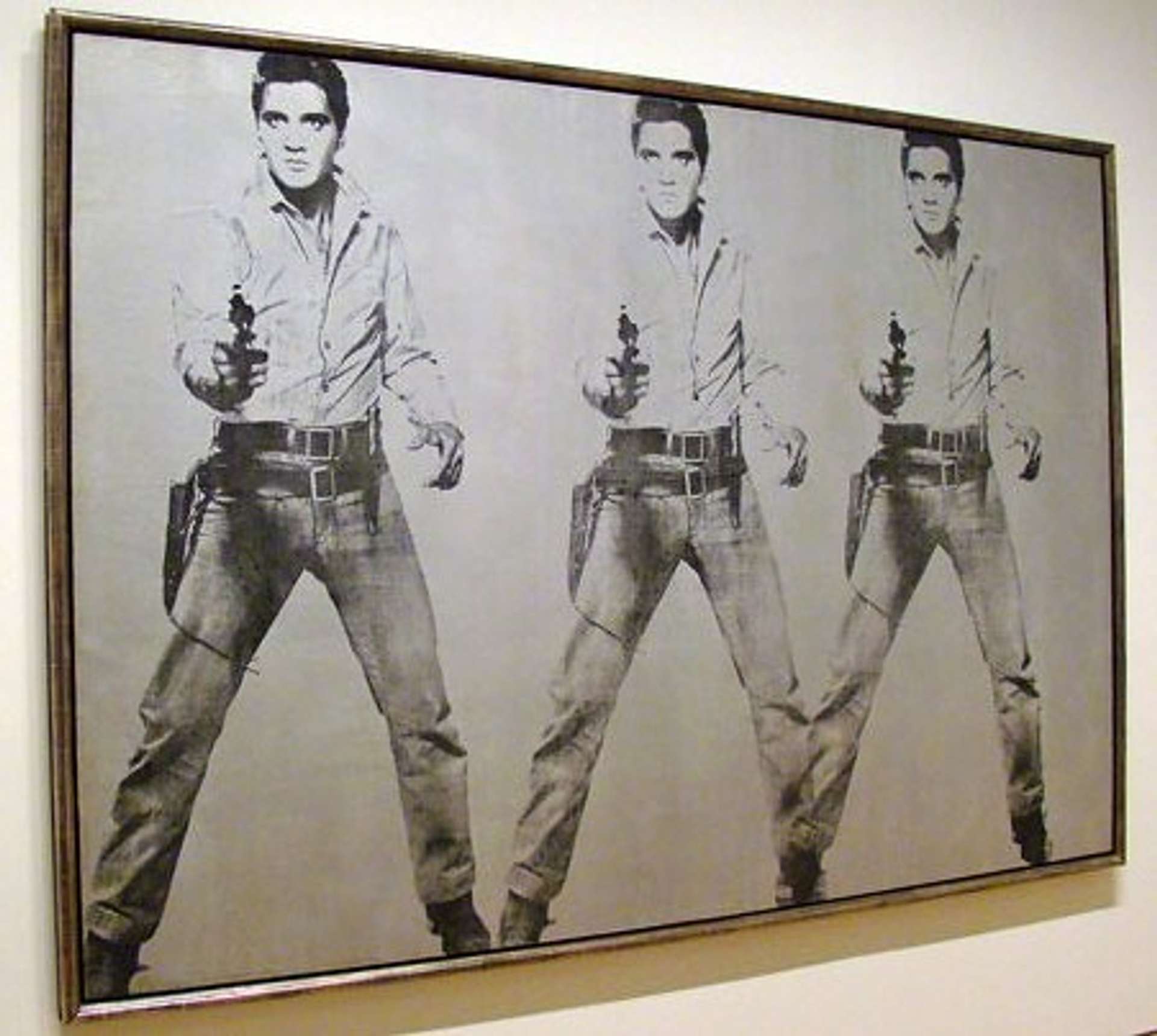 Triple Elvis by Andy Warhol, on display atMuseum of Modern Art, San Francisco, 2012 - MyArtBroker