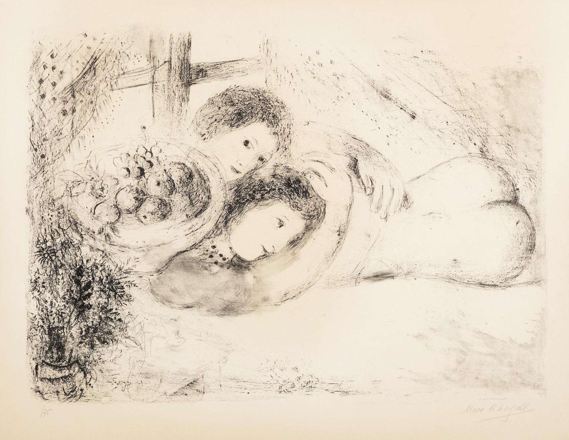 Nu Devant La Fenêtre - Signed Print by Marc Chagall 1953 - MyArtBroker