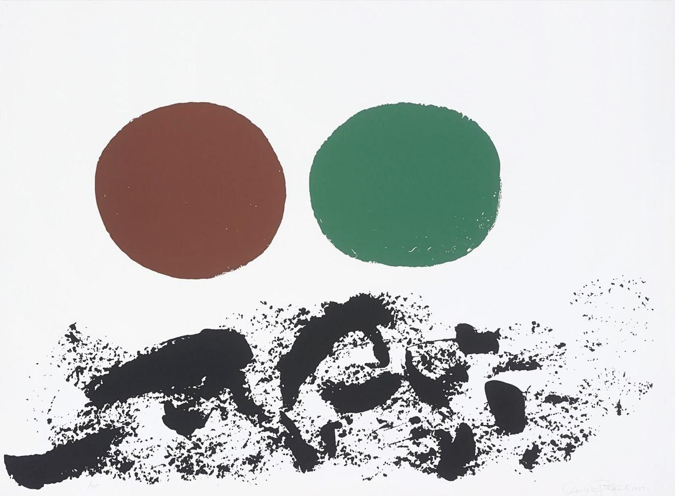 Adolph Gottlieb Chrome Green (Signed Print) 1972 | MyArtBroker