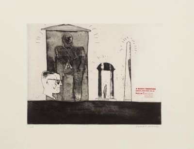 Meeting The Good People (Washington) - Signed Print by David Hockney 1963 - MyArtBroker