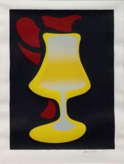 Red Jug And Lamp - Signed Print by Patrick Caulfield 1992 - MyArtBroker