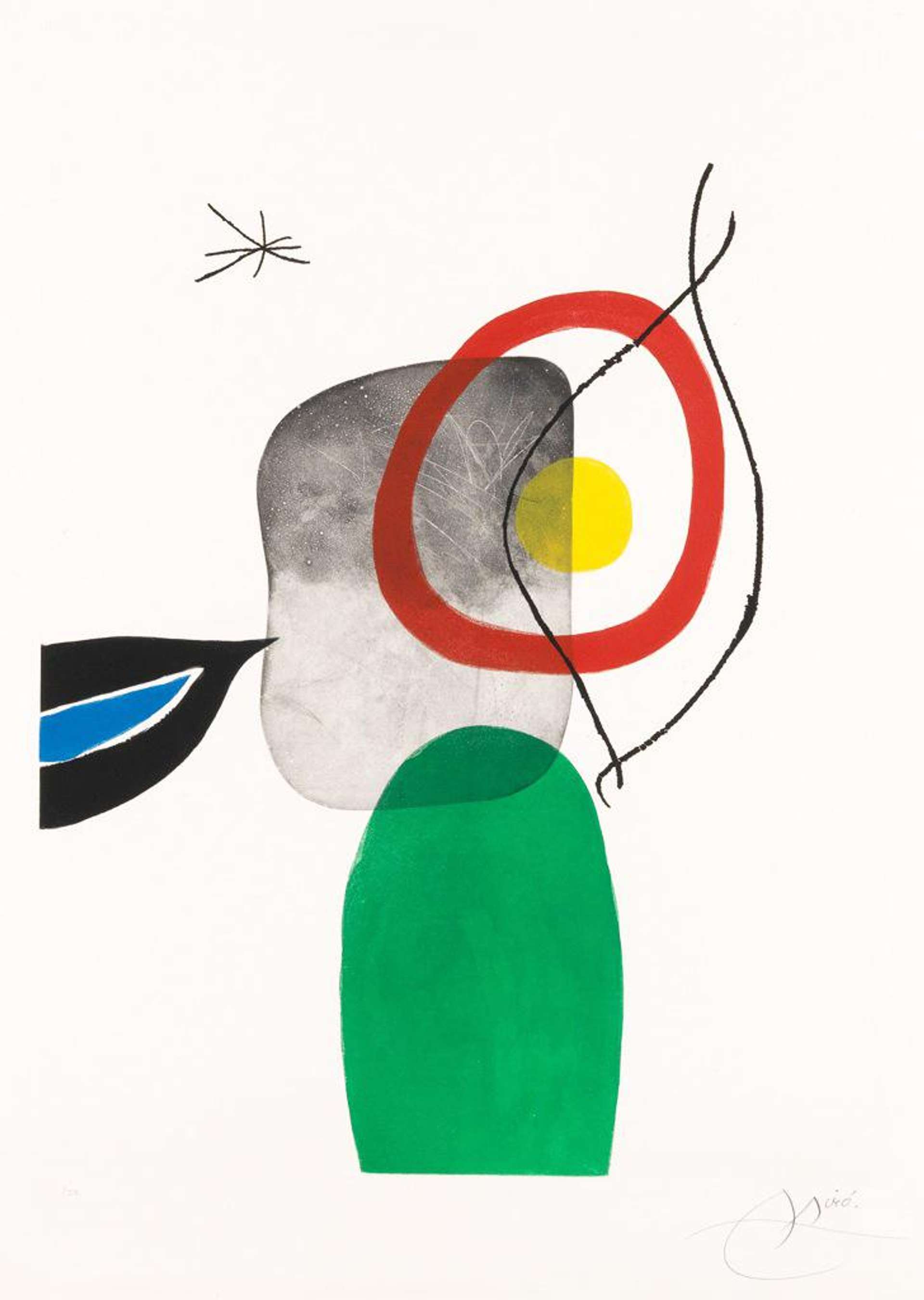Tir À L’Arc - Signed Print by Joan Miró 1972 - MyArtBroker