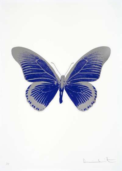 The Souls IV (Westminster blue, silver gloss) - Signed Print by Damien Hirst 2010 - MyArtBroker