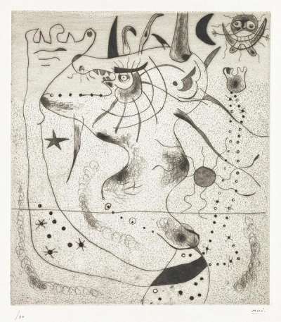 Joan Miró: L’éveil Du Géant - Signed Print