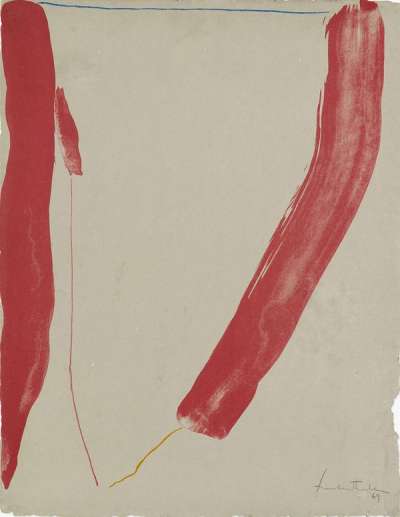 A Slice Of The Stone Itself - Signed Print by Helen Frankenthaler 1969 - MyArtBroker