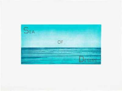 Sea Of Desire - Signed Print by Ed Ruscha 1983 - MyArtBroker