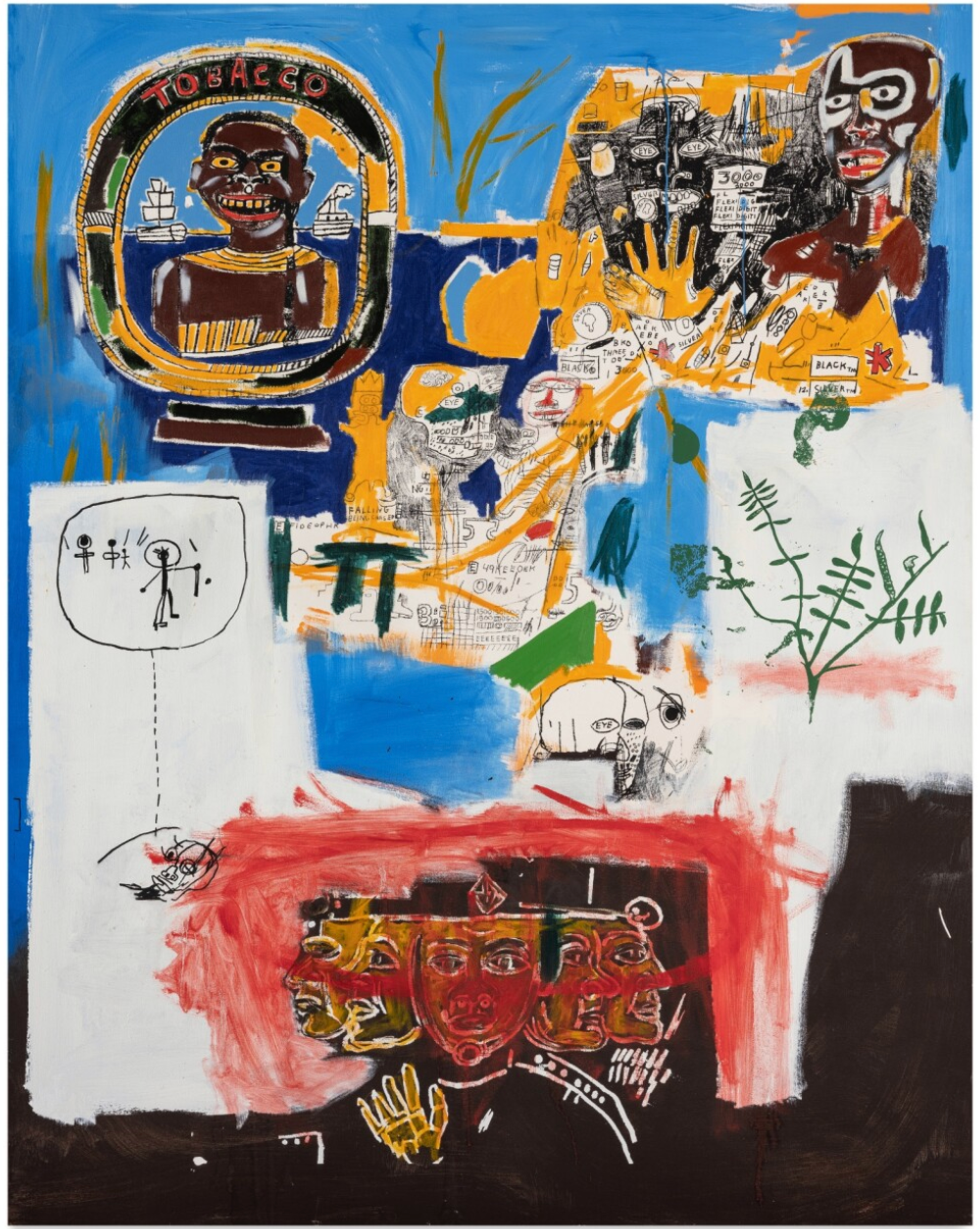 Campaign by Jean-Michel Basquiat 1984 