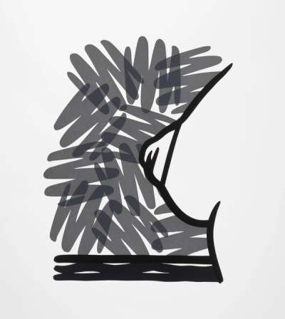 Seascape Tit With Scribble - Signed Print by Tom Wesselmann 1991 - MyArtBroker