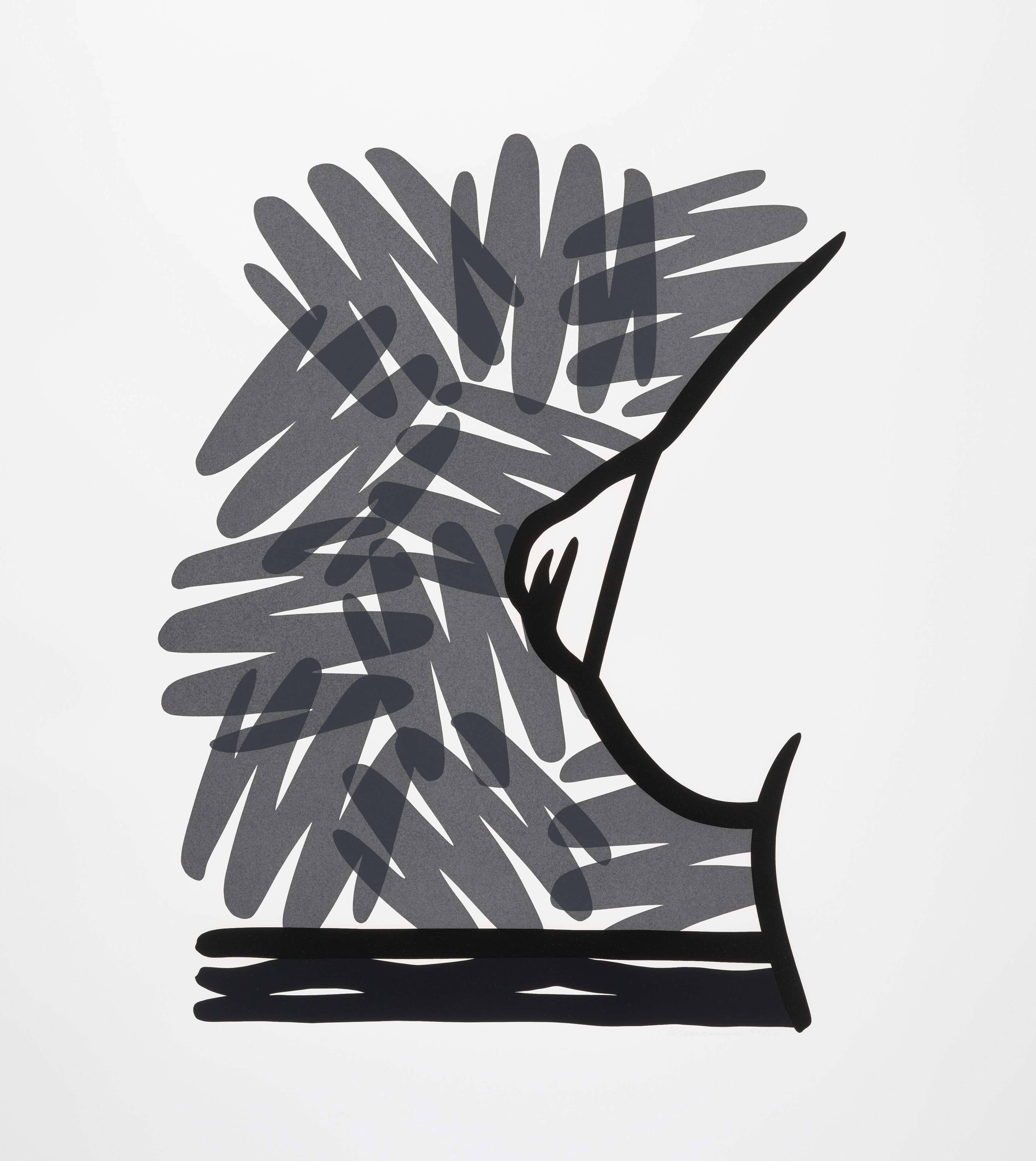 Seascape Tit With Scribble - Signed Print by Tom Wesselmann 1991 - MyArtBroker