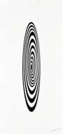 Bridget Riley: Untitled, Oval Image - Signed Print