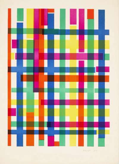 Untitled VIII - Signed Print by Piero Dorazio 1967 - MyArtBroker