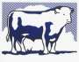 Roy Lichtenstein: Bull II - Signed Mixed Media