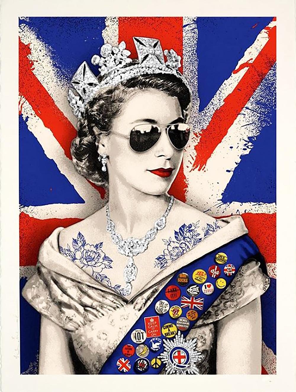 Mr Brainwash Queen Of Hearts (Signed Print) 2022 | For Sale