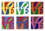 Robert Indiana: A Garden Of Love (complete set) - Signed Print