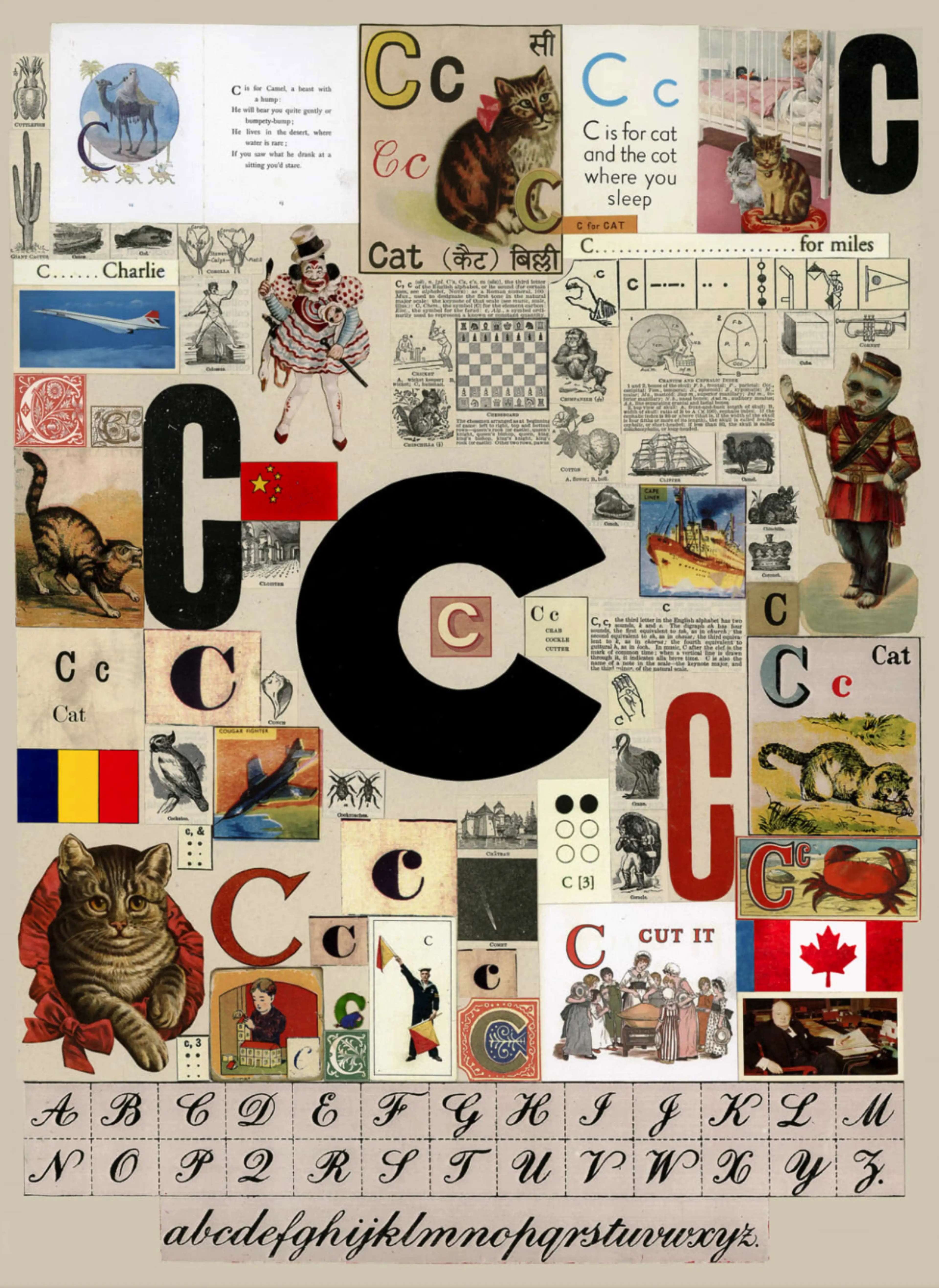 The Letter C - Signed Print by Peter Blake 2007 - MyArtBroker