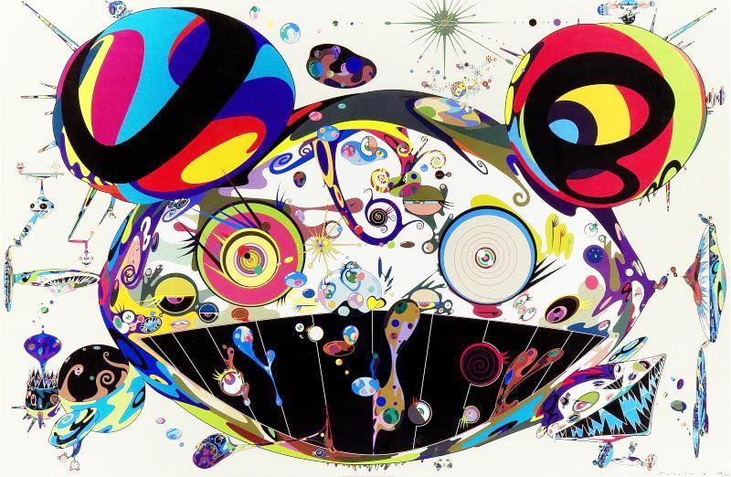 Takashi Murakami Tan Tan Bo (white) (Signed Print) 2003