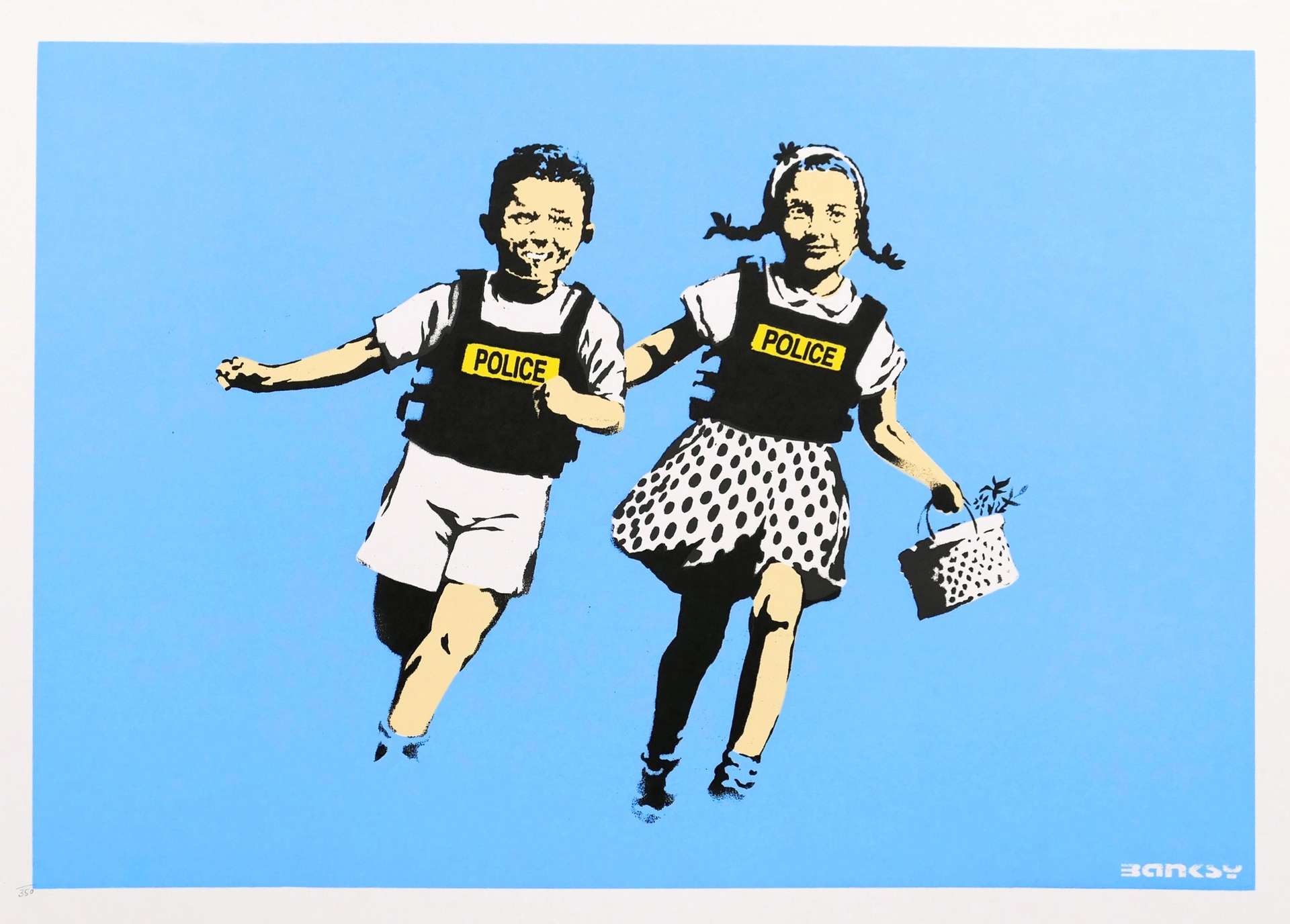 Jack & Jill - Unsigned Print by Banksy 2005 - MyArtBroker
