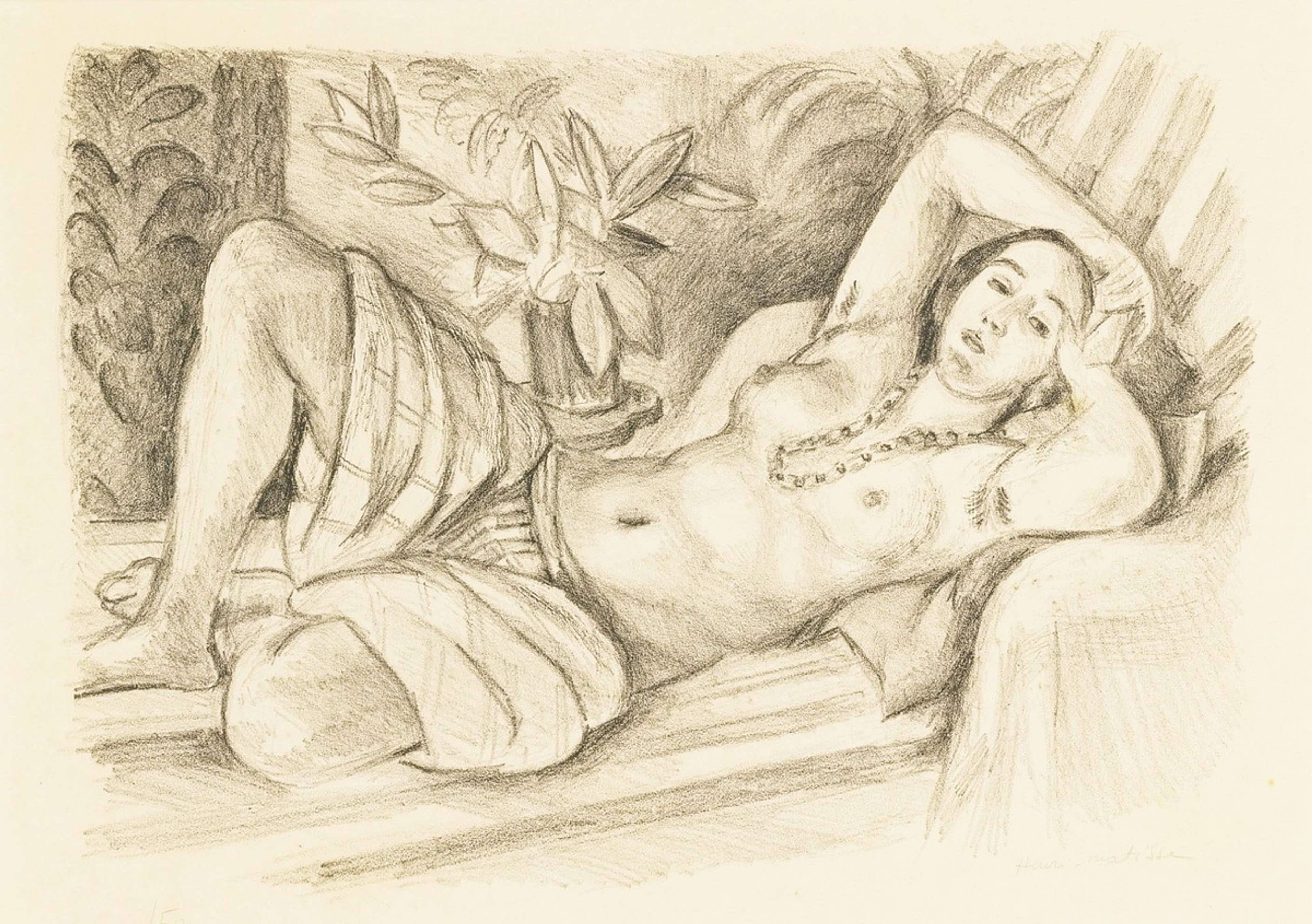 Odalisque Au Magnolia - undefined by Henri Matisse 1923 - MyArtBroker