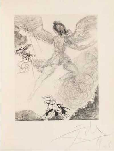 Icarus (Mythologie) - Signed Print by Salvador Dali 1964 - MyArtBroker