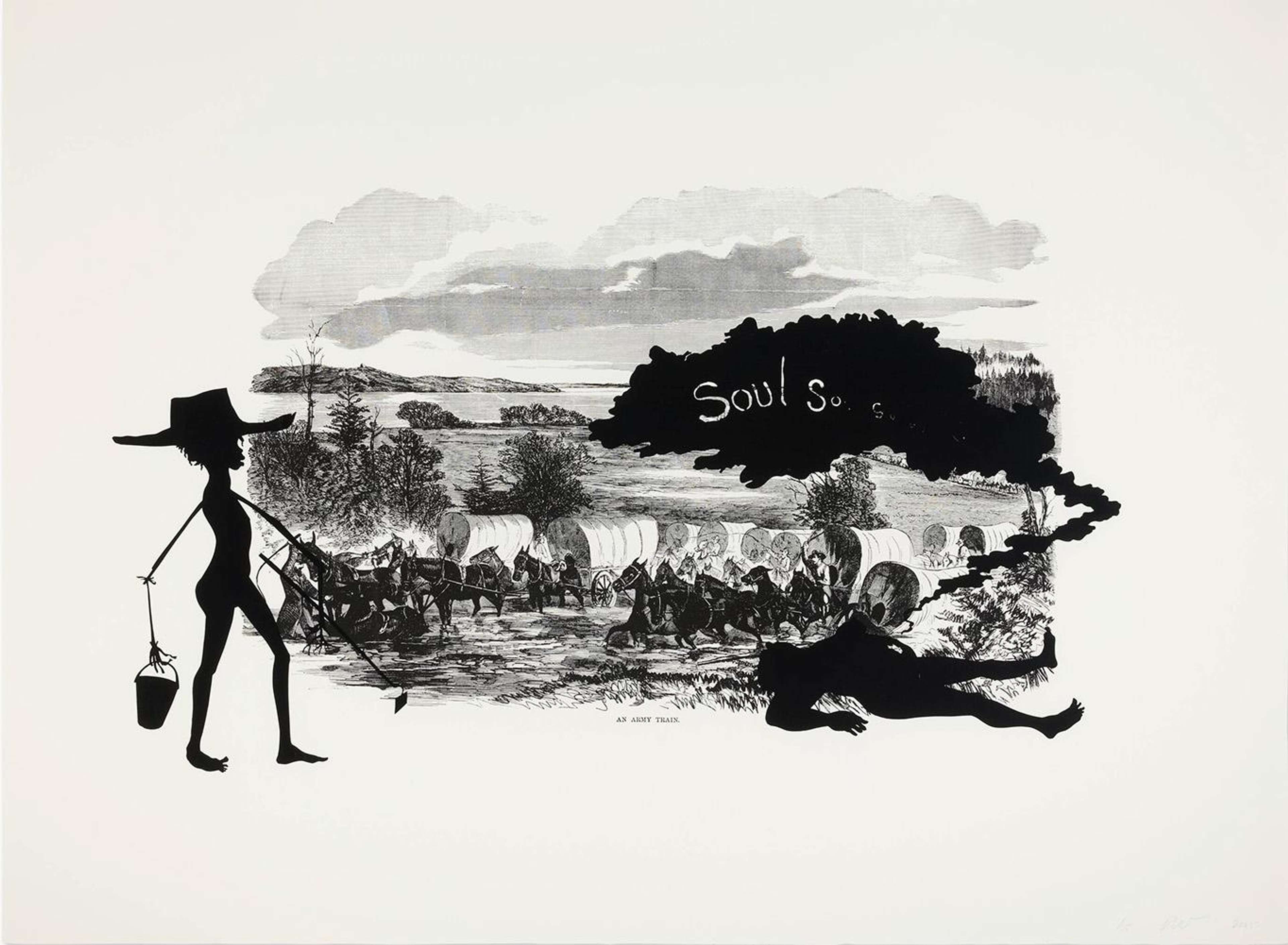 An Army Train - Signed Print by Kara Walker 2005 - MyArtBroker