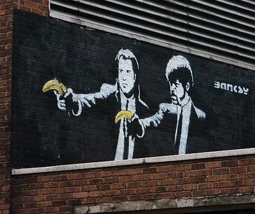 Pulp Fiction by Banksy Background & Meaning | MyArtBroker