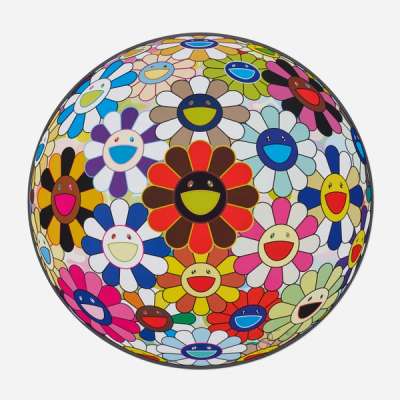 Flower Ball: Lots Of Colours - Signed Print by Takashi Murakami 2013 - MyArtBroker