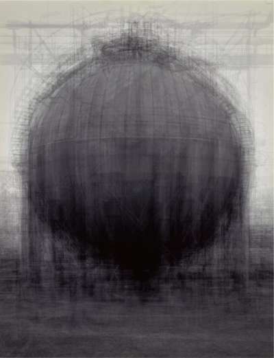 Every...Bernd And Hilla Becher Spherical Type Gasholders - Signed Print by Idris Khan 2004 - MyArtBroker