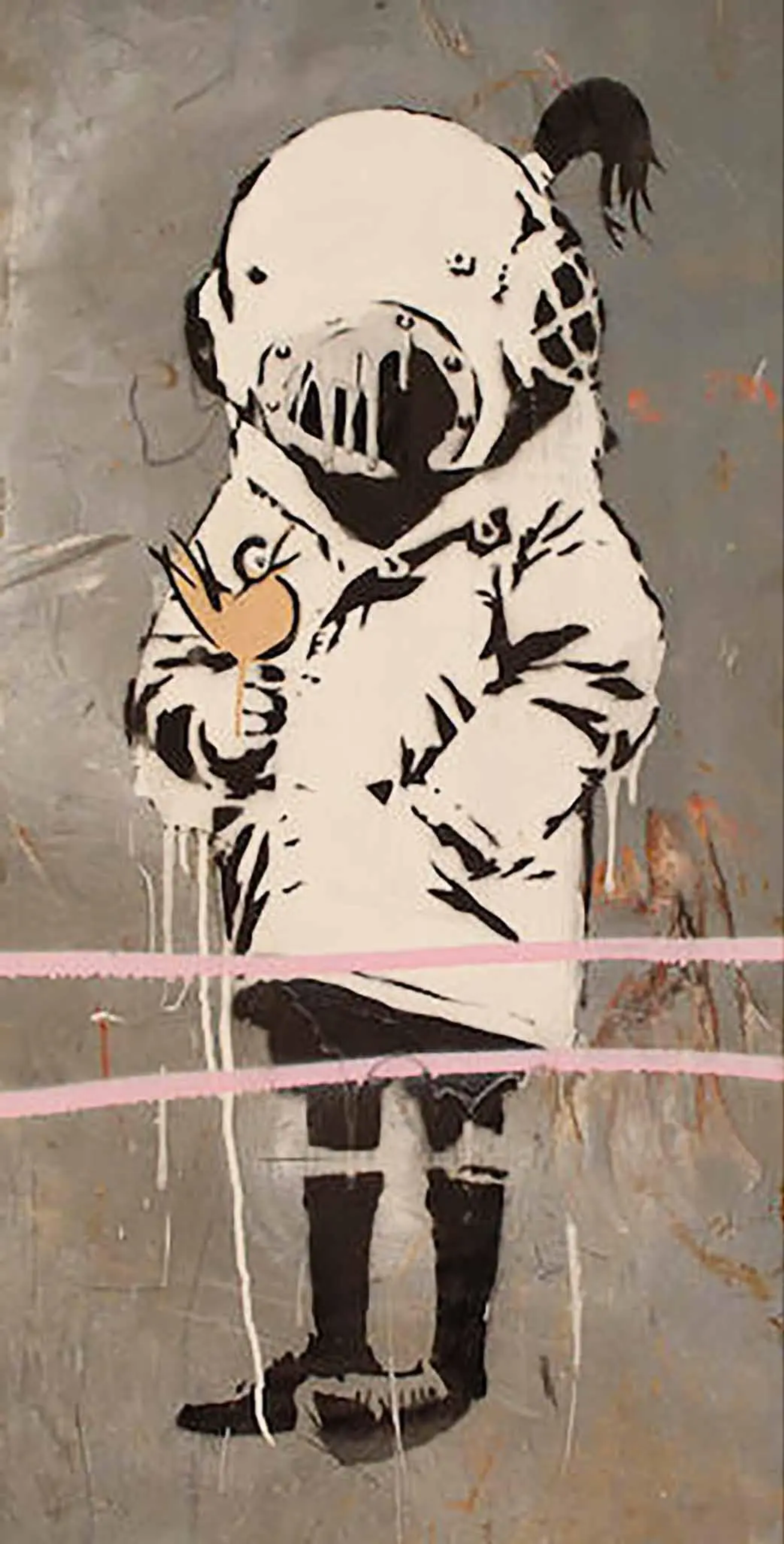 Banksy's No.5, Space Girl And Bird