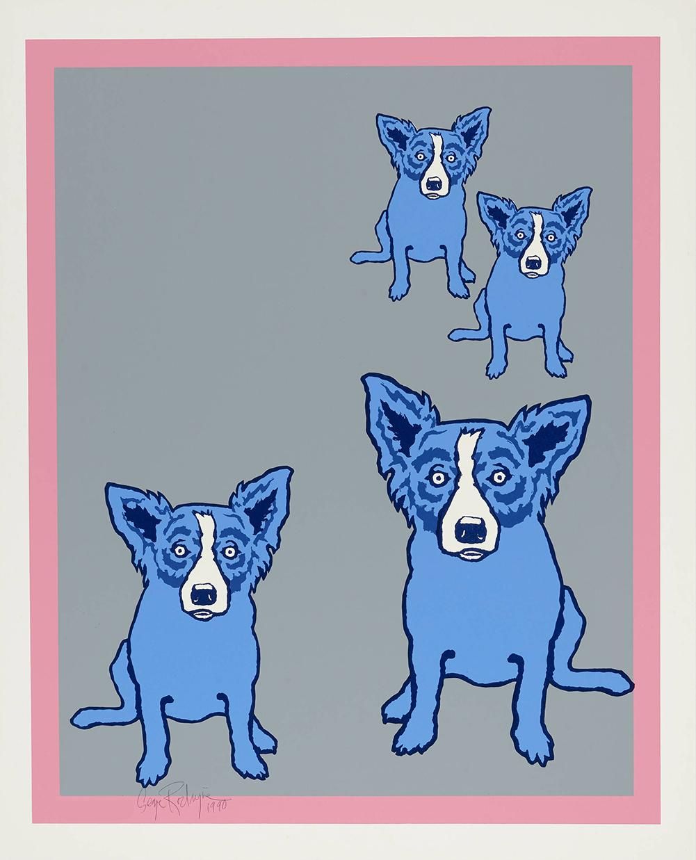 BLUE DOG ブルードッグ　サイン入り ジョージ・ロドリーゲ「ブルードッグ」 の買取実績｜東京都大田区