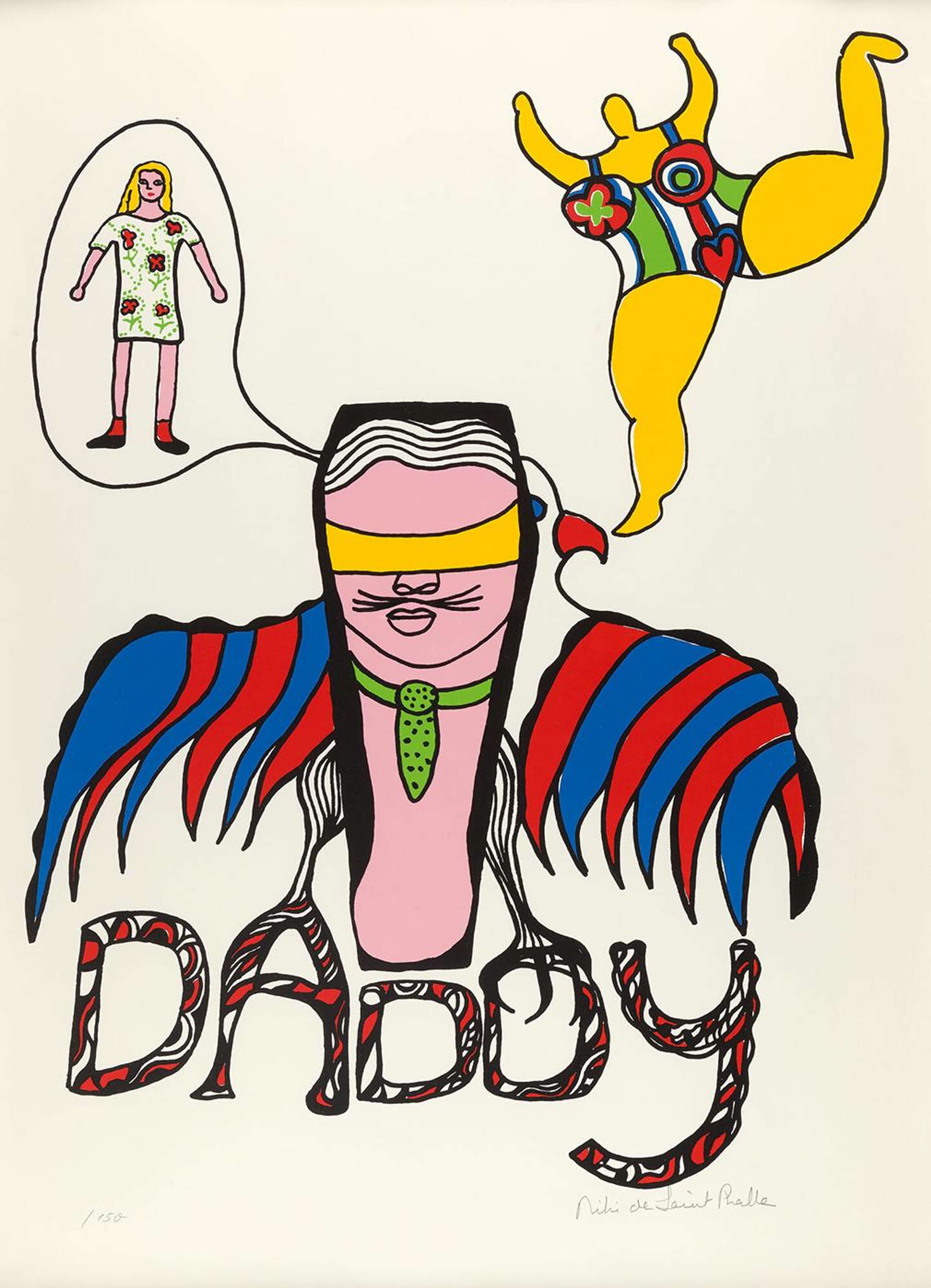 Daddy - Signed Print by Niki de Saint Phalle 1973 - MyArtBroker