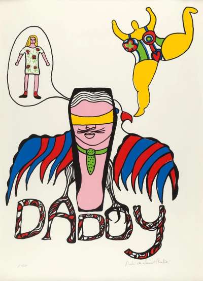 Daddy - Signed Print by Niki de Saint Phalle 1973 - MyArtBroker
