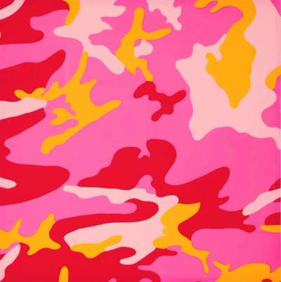Andy Warhol: Camouflage (F. & S. II.408) - Signed Print