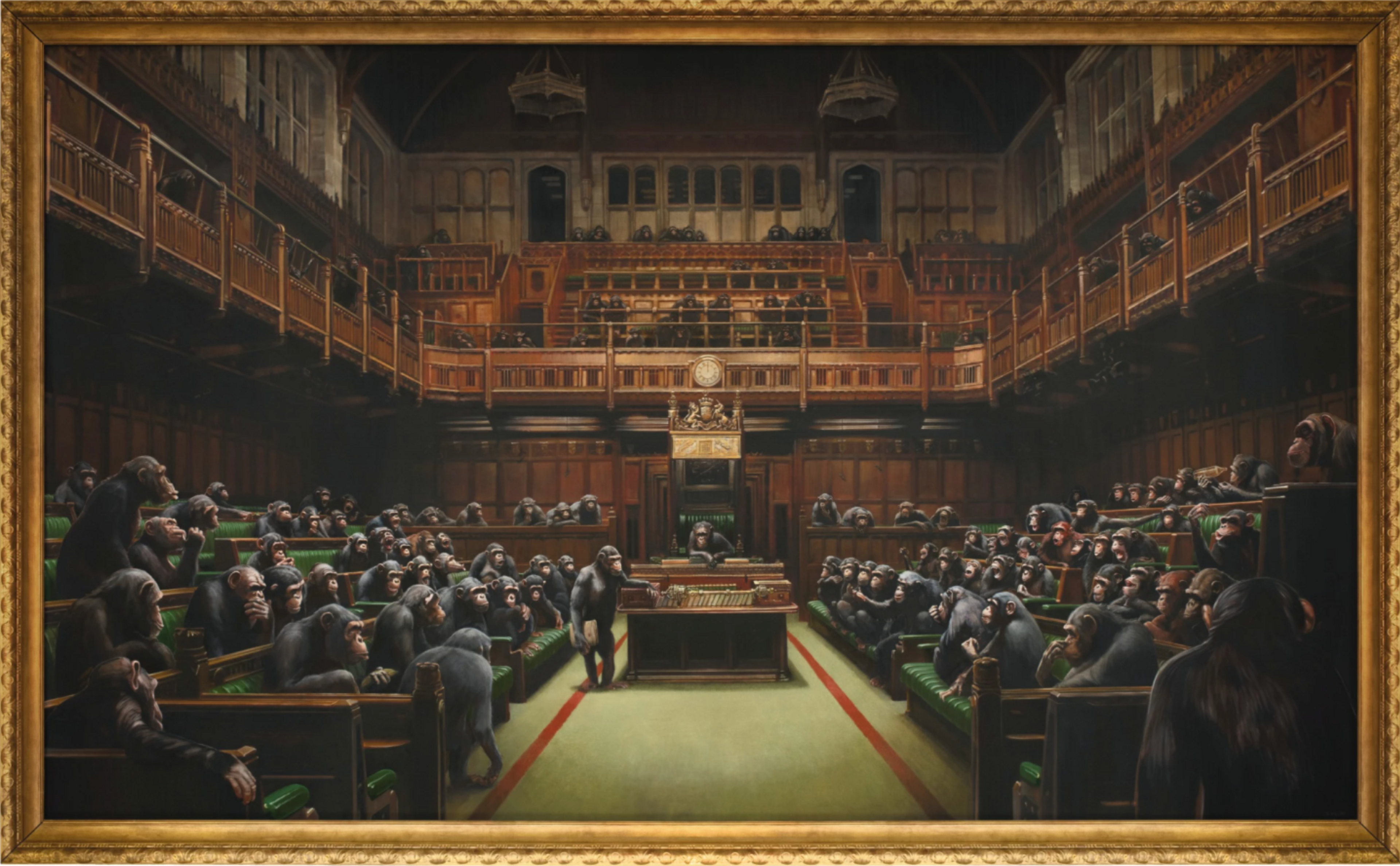 Devolved Parliament by Banksy - MyArtBroker