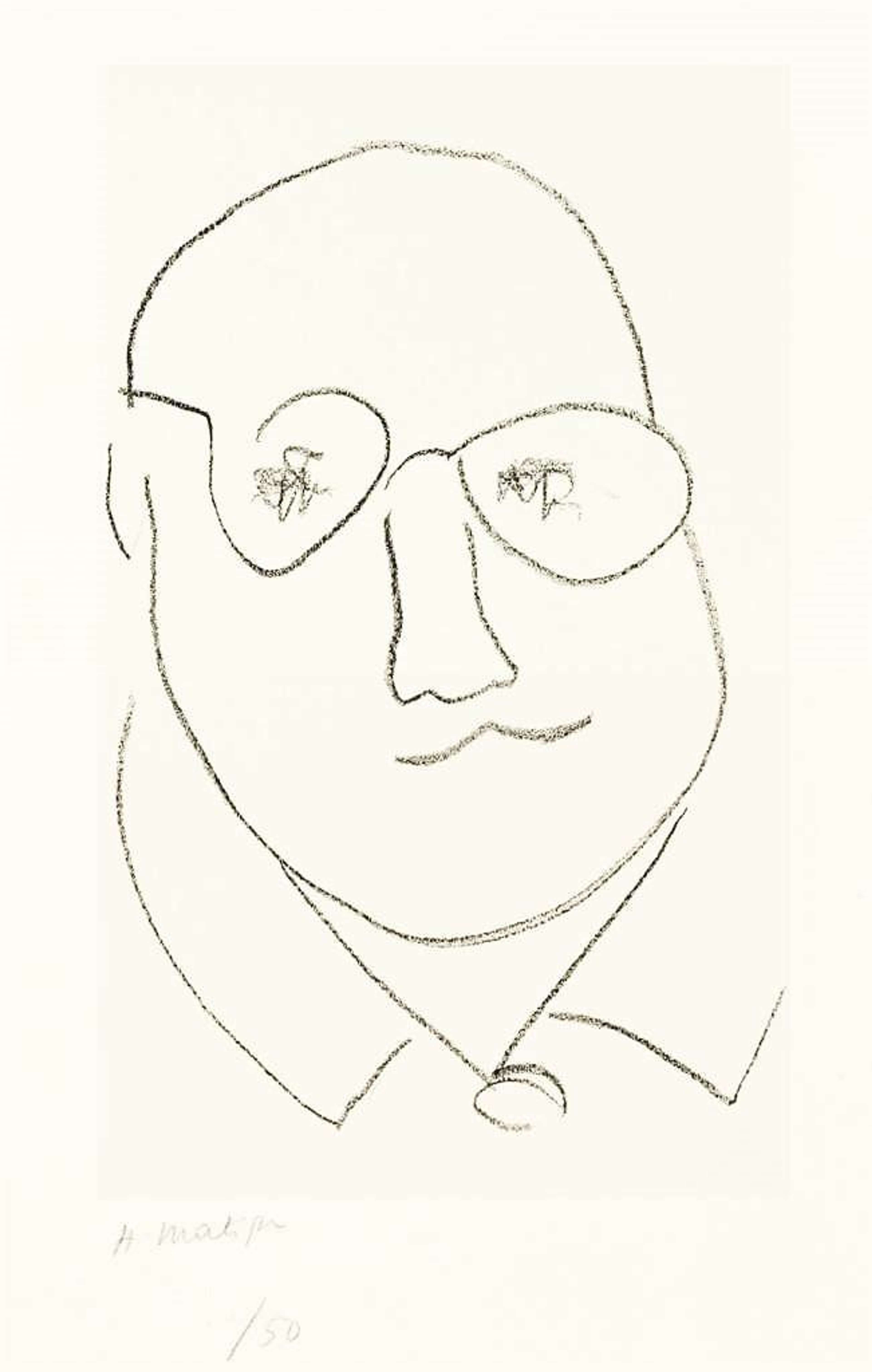 Autoportrait - undefined by Henri Matisse 1951 - MyArtBroker