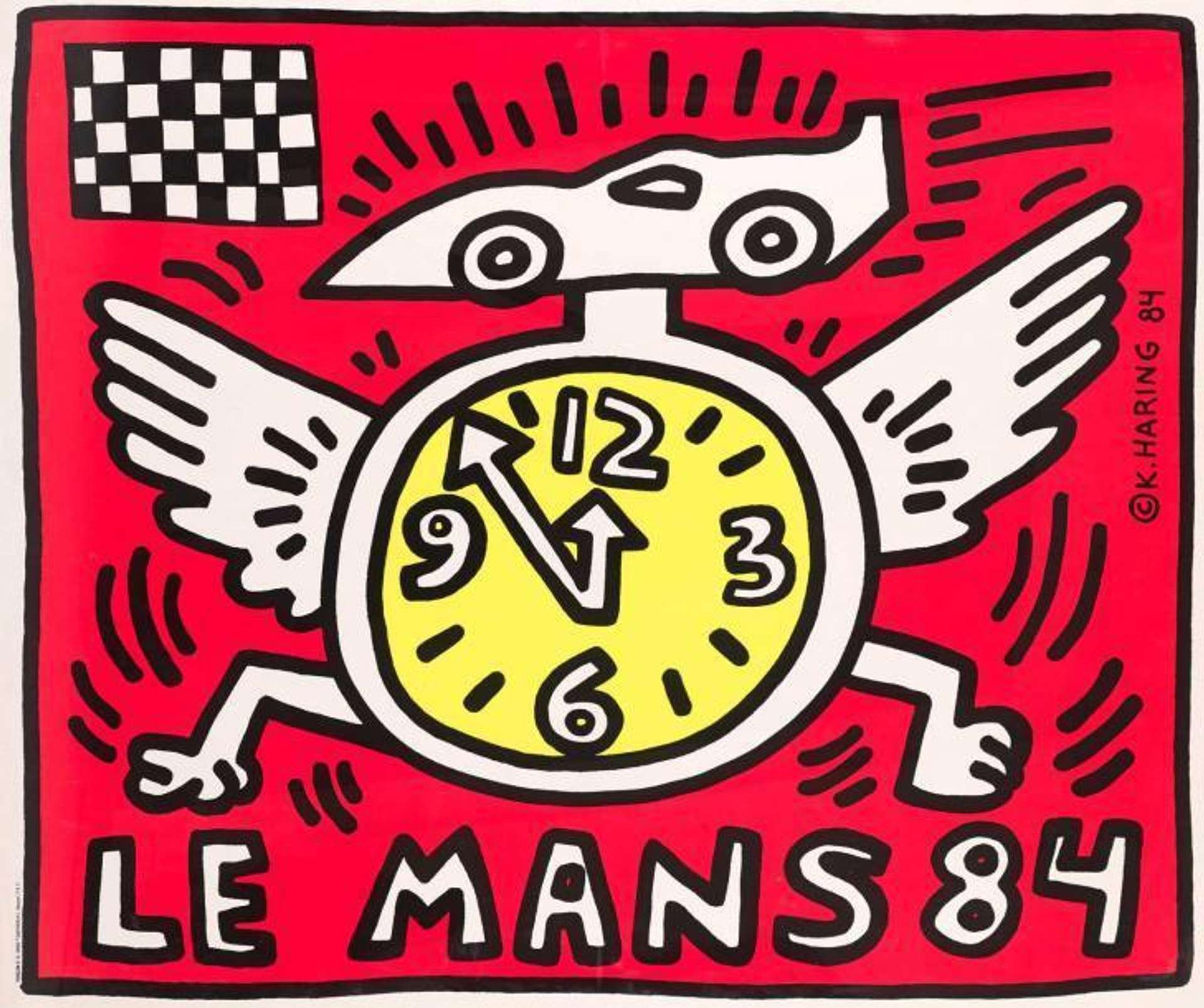 Le Mans 84 by Keith Haring