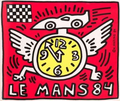 Keith Haring: Le Mans 84 - Signed Print