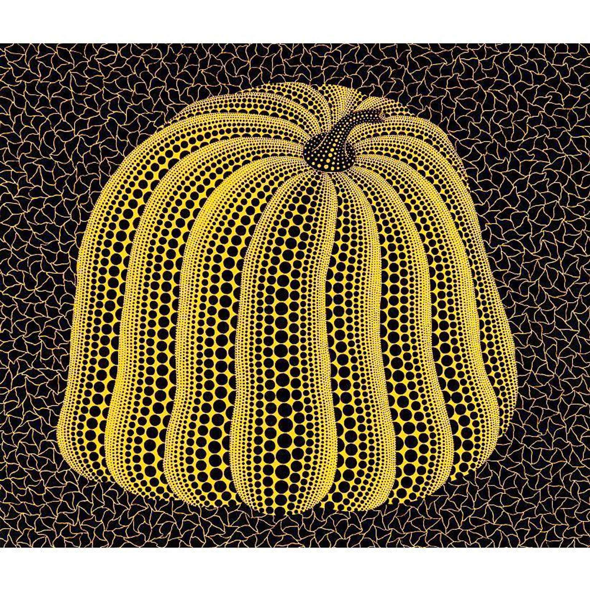 Yayoi Kusama: Yellow Coloured Pumpkin, Kusama 190 - Signed Print
