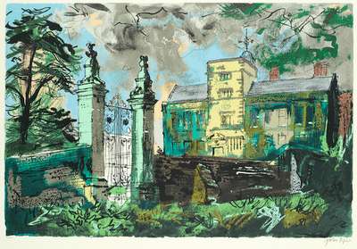 Canons Ashby, Northamptonshire - Signed Print by John Piper 1983 - MyArtBroker