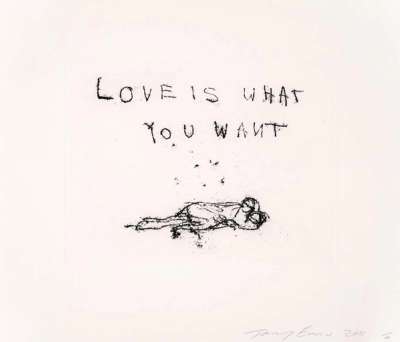 Love Is What You Want I - Signed Print by Tracey Emin 2011 - MyArtBroker