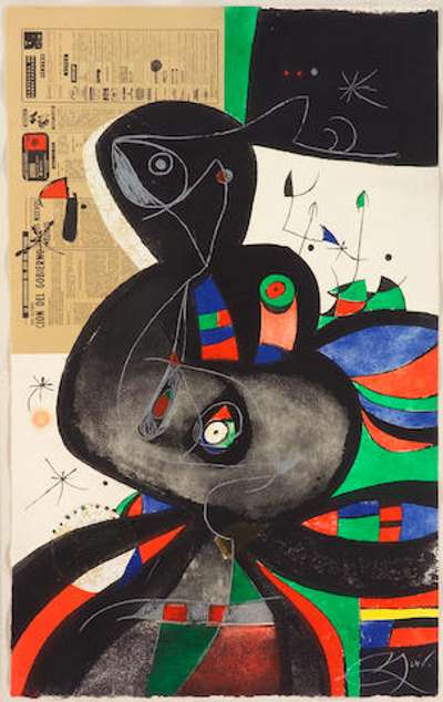 Gaudí XXI - Signed Print by Joan Miro 1979 - MyArtBroker