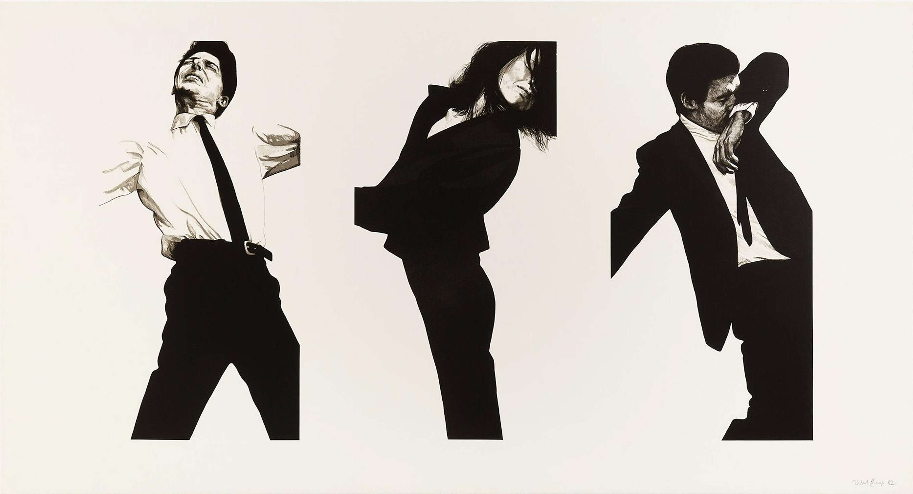 Jules, Gretchen, Mark (State II) - Signed Print by Robert Longo 1982 - MyArtBroker