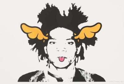 Saddo Basquiat (orange) - Signed Print by D*Face 2006 - MyArtBroker