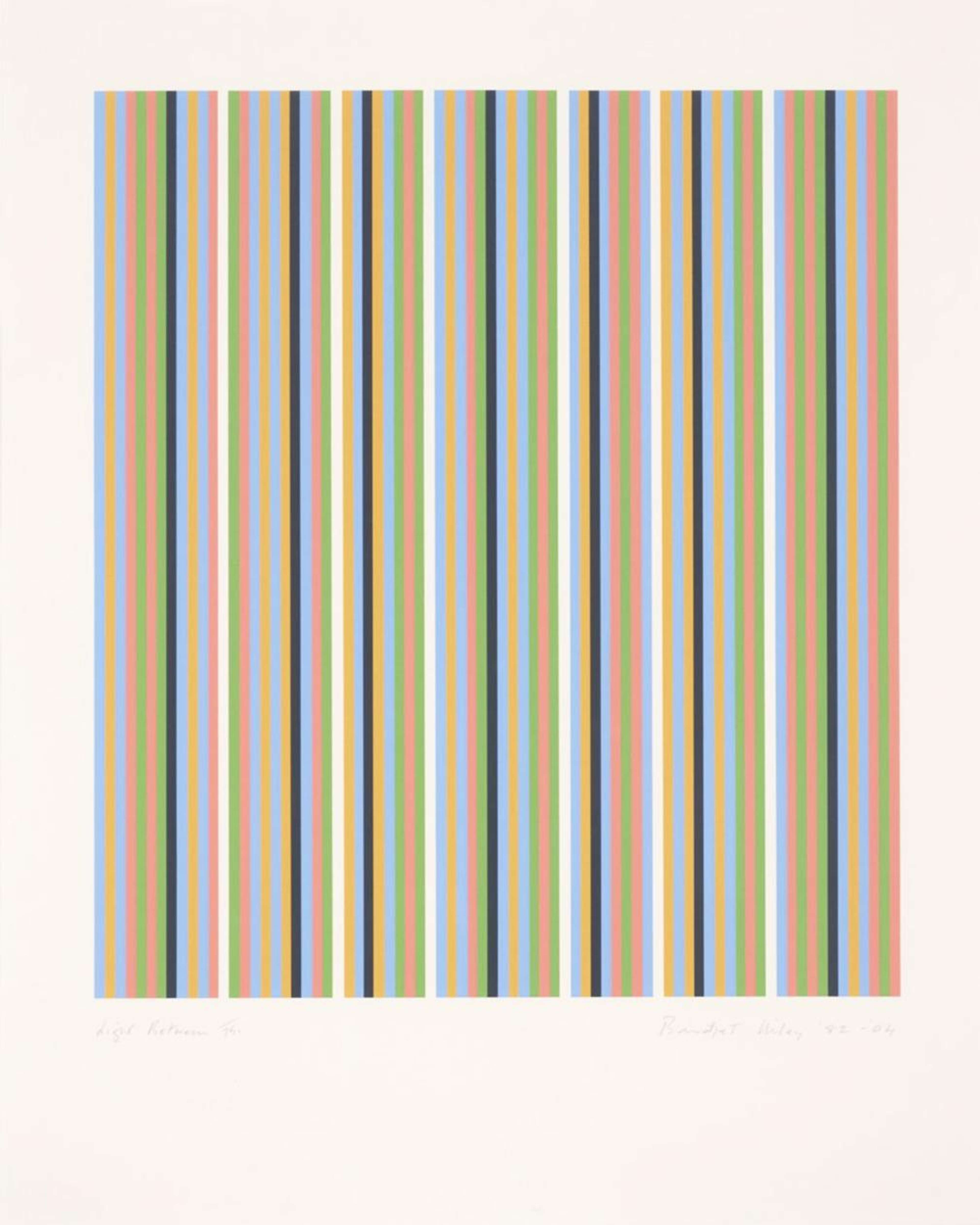 Light Between - Signed Print by Bridget Riley 1982 - MyArtBroker