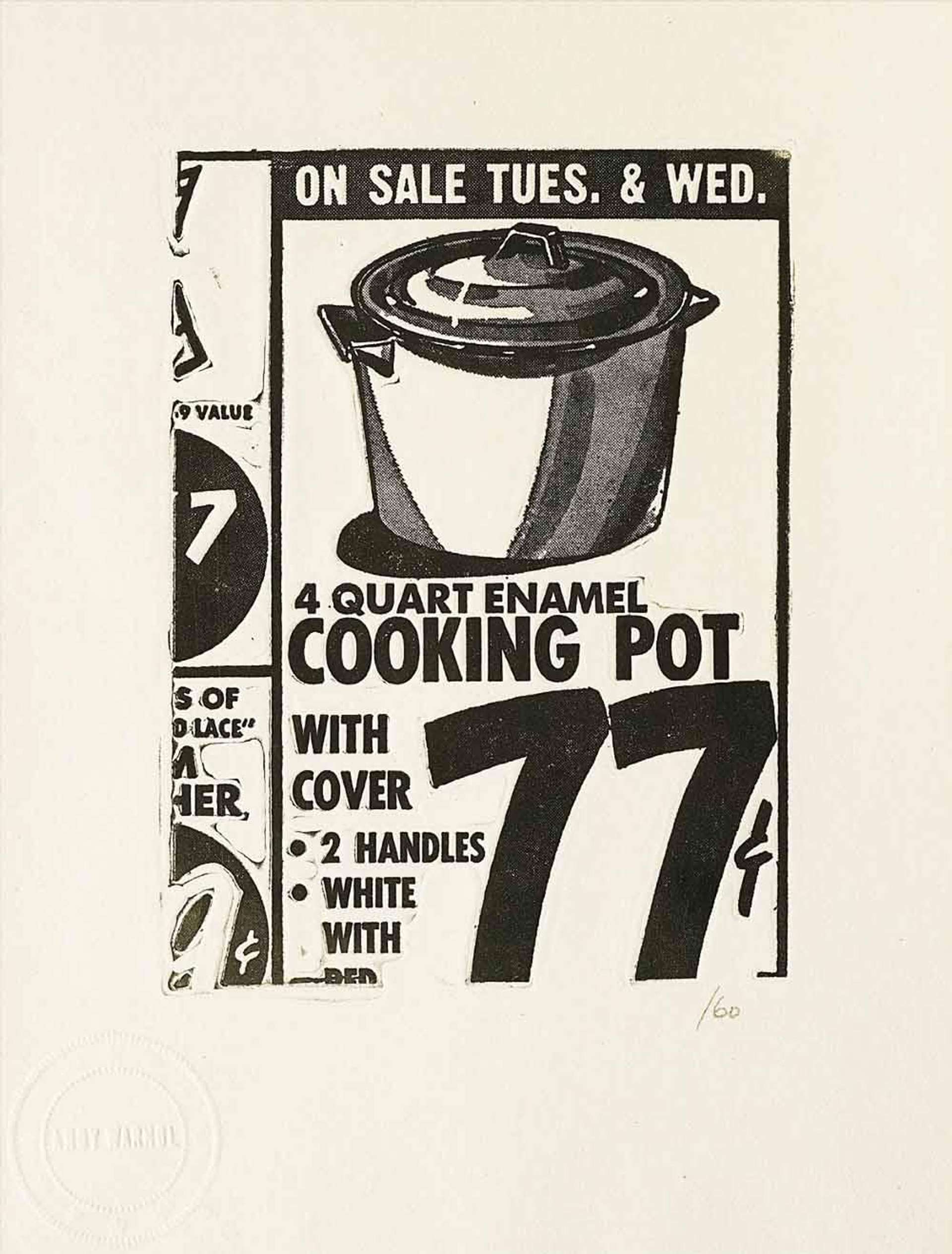 Cooking Pot (Plate 18) by Andy Warhol