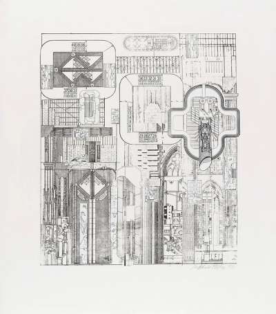 Blueprints For A New Museum 3 - Signed Print by Eduardo Paolozzi 1981 - MyArtBroker