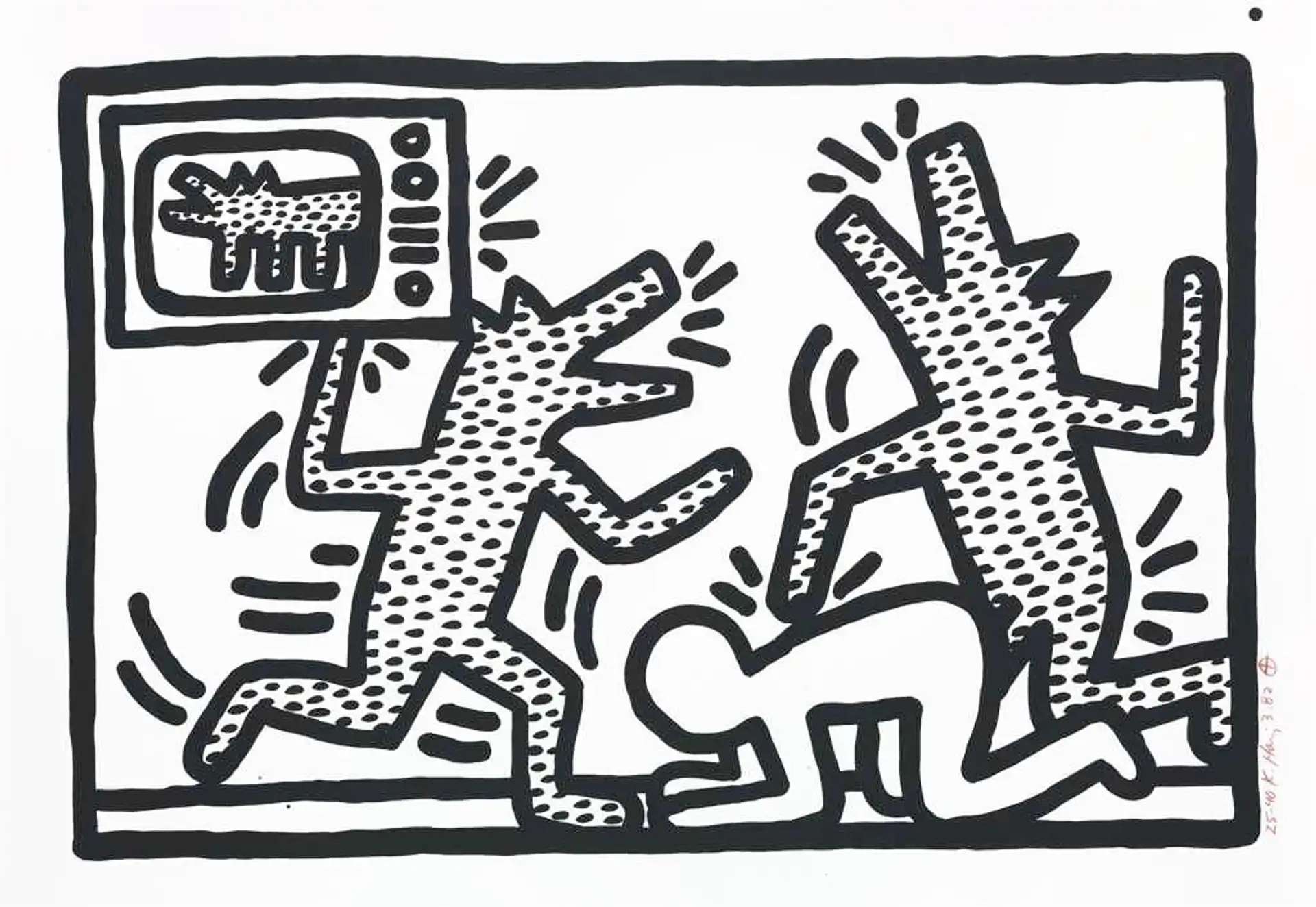 Barking Dogs by Keith Haring