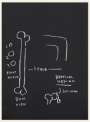 Jean-Michel Basquiat: Anatomy, Vertical Median - Signed Print