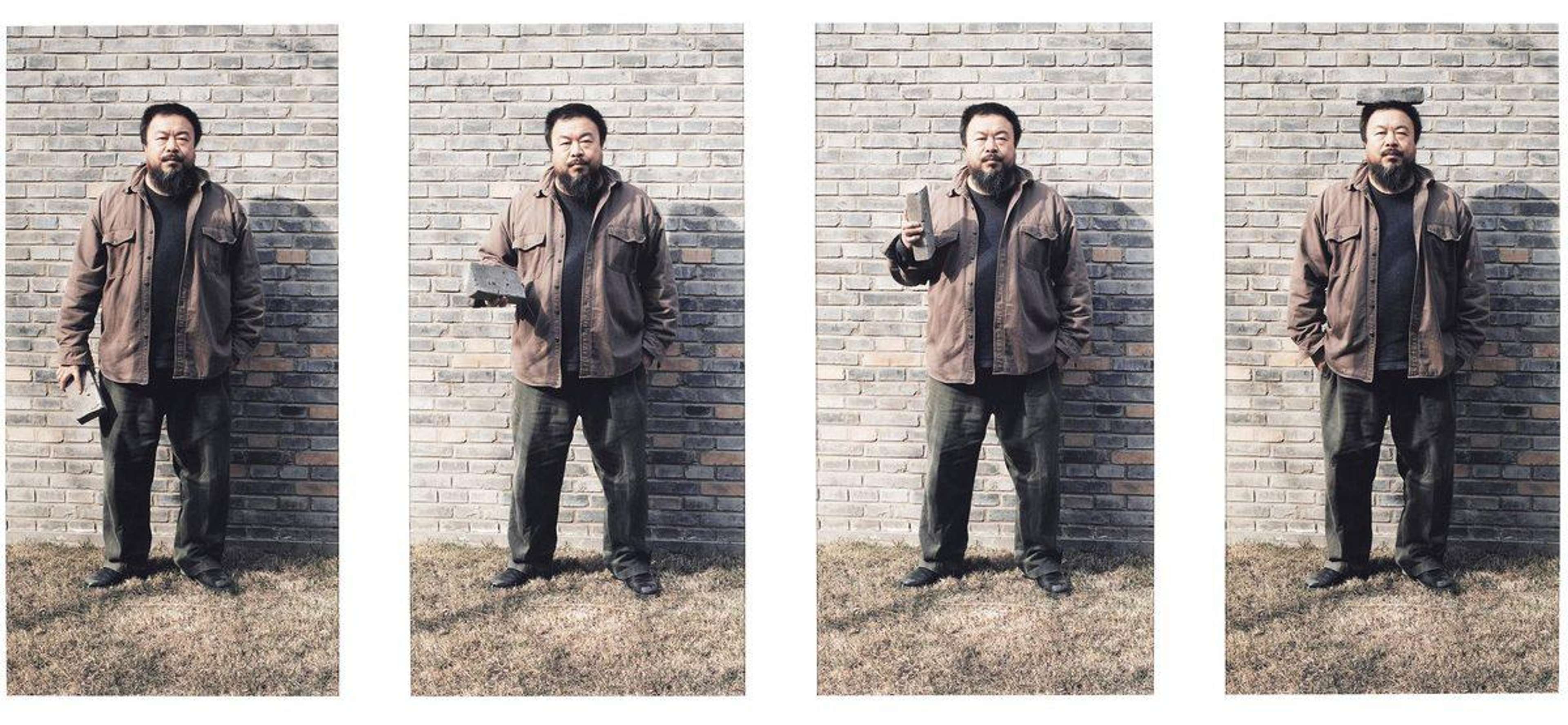 To Fight With Crossed-Arms - Signed Print by Ai Weiwei 2007 - MyArtBroker